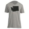Unisex V Neck Poly-Rich Tee Thumbnail