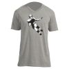 Unisex V Neck Poly-Rich Tee Thumbnail