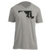 Unisex V Neck Poly-Rich Tee Thumbnail