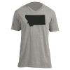 Unisex V Neck Poly-Rich Tee Thumbnail