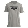 Unisex V Neck Poly-Rich Tee Thumbnail