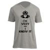 Unisex V Neck Poly-Rich Tee Thumbnail