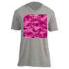 Unisex V Neck Poly-Rich Tee Thumbnail