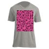 Unisex V Neck Poly-Rich Tee Thumbnail