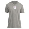 Unisex V Neck Poly-Rich Tee Thumbnail