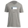 Unisex V Neck Poly-Rich Tee Thumbnail