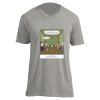 Unisex V Neck Poly-Rich Tee Thumbnail