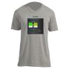 Unisex V Neck Poly-Rich Tee Thumbnail