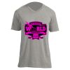 Unisex V Neck Poly-Rich Tee Thumbnail