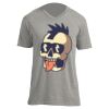 Unisex V Neck Poly-Rich Tee Thumbnail