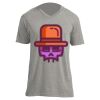 Unisex V Neck Poly-Rich Tee Thumbnail