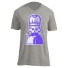 Unisex V Neck Poly-Rich Tee Thumbnail
