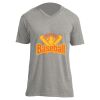 Unisex V Neck Poly-Rich Tee Thumbnail