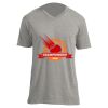 Unisex V Neck Poly-Rich Tee Thumbnail