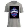 Unisex V Neck Poly-Rich Tee Thumbnail