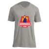 Unisex V Neck Poly-Rich Tee Thumbnail