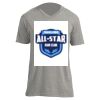 Unisex V Neck Poly-Rich Tee Thumbnail