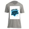 Unisex V Neck Poly-Rich Tee Thumbnail