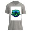 Unisex V Neck Poly-Rich Tee Thumbnail