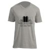 Unisex V Neck Poly-Rich Tee Thumbnail