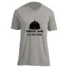 Unisex V Neck Poly-Rich Tee Thumbnail