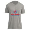 Unisex V Neck Poly-Rich Tee Thumbnail