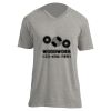 Unisex V Neck Poly-Rich Tee Thumbnail