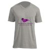 Unisex V Neck Poly-Rich Tee Thumbnail
