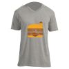 Unisex V Neck Poly-Rich Tee Thumbnail