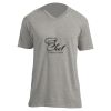 Unisex V Neck Poly-Rich Tee Thumbnail