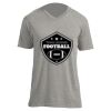 Unisex V Neck Poly-Rich Tee Thumbnail