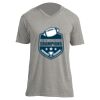 Unisex V Neck Poly-Rich Tee Thumbnail