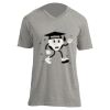 Unisex V Neck Poly-Rich Tee Thumbnail