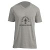 Unisex V Neck Poly-Rich Tee Thumbnail