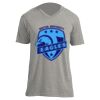 Unisex V Neck Poly-Rich Tee Thumbnail