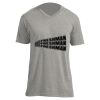 Unisex V Neck Poly-Rich Tee Thumbnail