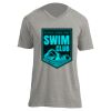 Unisex V Neck Poly-Rich Tee Thumbnail