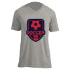 Unisex V Neck Poly-Rich Tee Thumbnail