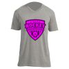 Unisex V Neck Poly-Rich Tee Thumbnail