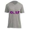 Unisex V Neck Poly-Rich Tee Thumbnail