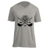 Unisex V Neck Poly-Rich Tee Thumbnail