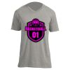 Unisex V Neck Poly-Rich Tee Thumbnail