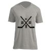 Unisex V Neck Poly-Rich Tee Thumbnail