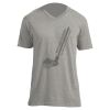 Unisex V Neck Poly-Rich Tee Thumbnail