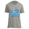 Unisex V Neck Poly-Rich Tee Thumbnail