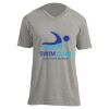 Unisex V Neck Poly-Rich Tee Thumbnail