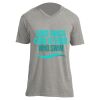 Unisex V Neck Poly-Rich Tee Thumbnail