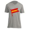 Unisex V Neck Poly-Rich Tee Thumbnail
