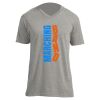 Unisex V Neck Poly-Rich Tee Thumbnail