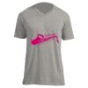 Unisex V Neck Poly-Rich Tee Thumbnail